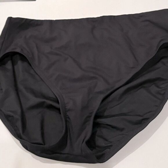 Coco Reef Women Contours High Waist Bikini Bottoms Swimsuit Black Swim - Picture 10 of 13